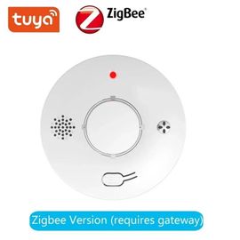 Tuya WiFi Zigbee détecteur de fumée Protection incendie détecteur de fumée fumoir combinaison alarme incendie système de sécurité à domicile pompiers-Zigbee Version