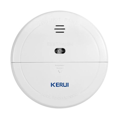 KERUI sans fil 433 MHz détecteurs d'incendie de fumée maison cuisine sécurité capteur de fumée alarme pour GSM Wifi système d'alarme utilisé indépendamment-1PC smoke sensor
