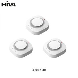 HIVA ¿ détecteur de fumée sans fil 433MHz, Protection incendie, alarme domestique pour le bureau et la maison, système d'alarme de sécurité pour pompiers PA-441-3pcs