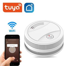 Wifi Tuya détecteur de fumée intelligent capteur 80DB alarme détecteur de fumée d'incendie Wifi/433 Protection incendie alarme de sécurité à domicile application Smart Life-With Wifi