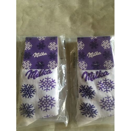 Lot De 2 Paires De Chaussettes Milka - 35/38 - Neuves
