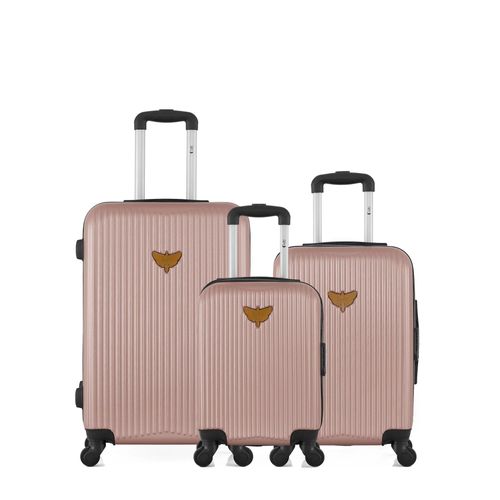 LPB LUGGAGE - Lot de 3 - Valise weekend, valise cabine et valise cabine XXS AGATA