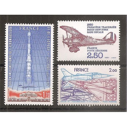 Pa 52 - 53 - 54 (1979/1981) Série De Postes Aériennes N** (Cote 4,65e) (5421)