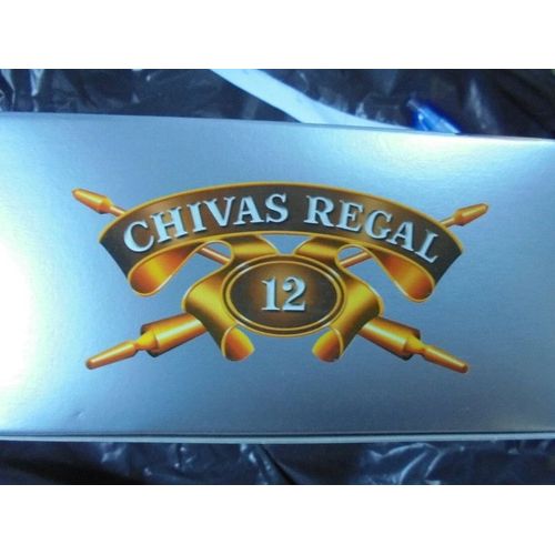 Lot De 4 Verres À Whisky Chivas Neufs