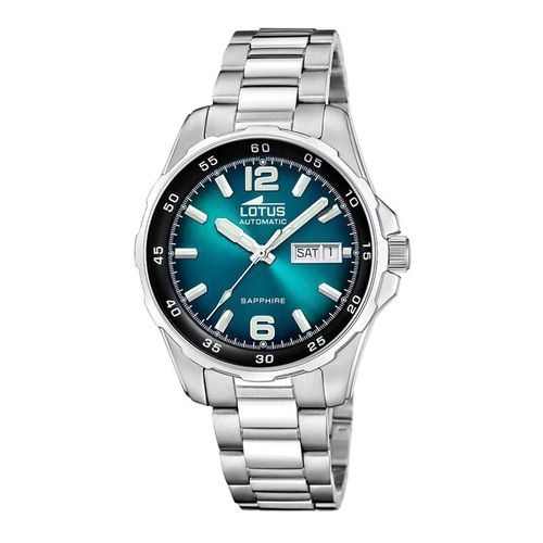 Montre Lotus Automatique Acier Cadran Bleu Pétrole