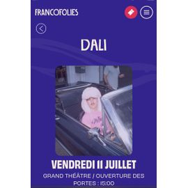 Place Concert Francofolies La Rochelle Dali
