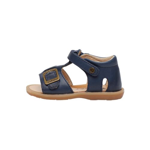 Sandales En Cuir Scratch Quarzo Marine