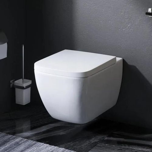 WC suspendu FlashClean avec abattant, Blanc AM.PM Gem CGA1700SC