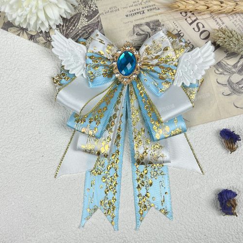 Lolita N?uds Papillon Bijoux Faits À La Main Cadeaux Haut De Gamme Femmes Filles Concert Main Lampe Bâton Arcs Accessoire Collier Fleur Clips