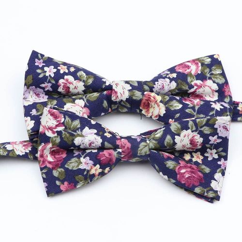 Nministériels D Papillon En Coton À Imprimé Floral Coloré Pour Homme Et Enfant,Costume De Ixde Mariage,Cadeau À La Mode