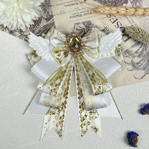 Lolita N?uds Papillon Bijoux Faits À La Main Cadeaux Haut De Gamme Femmes Filles Concert Main Lampe Bâton Arcs Accessoire Collier Fleur Clips