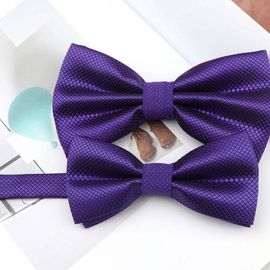 Solide Coloré Parent-Enfant Noeud Papillon Ensemble Classique Mignon Famille Papillon Fête Dîner Mariage Design Mignon Noeud Papillon Accessoire No.1-15