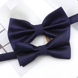 Solide Coloré Parent-Enfant Noeud Papillon Ensemble Classique Mignon Famille Papillon Fête Dîner Mariage Design Mignon Noeud Papillon Accessoire No.1-15