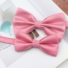 Solide Coloré Parent-Enfant Noeud Papillon Ensemble Classique Mignon Famille Papillon Ixquewedding Conception Mignon Noeud Papillon Accessoire No.16-34