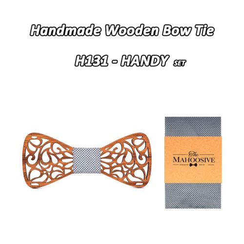 Mahoosive N?Ud Papillon En Bois Poche Carré Ensemble Pour Hommes Costumes De Mariage Bois Cravate Homme Noeud Papillon Noeud Papillon Ensemble De Foulard