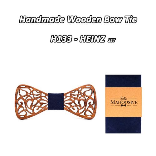 Mahoosive N?Ud Papillon En Bois Poche Carré Ensemble Pour Hommes Costumes De Mariage Bois Cravate Homme Noeud Papillon Noeud Papillon Ensemble De Foulard