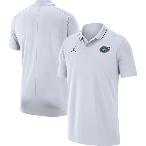 Polo De Performance Jordan Brand Pour Hommes Des Florida Gators 2023 Coaches Blanc