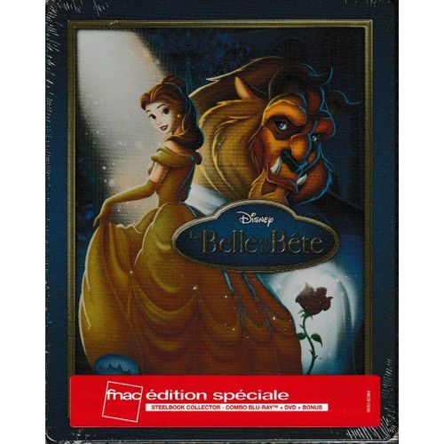La Belle Et La Bête. 1 Coffret Steelbook Collector Combo 2 Blu-Ray + 1 Dvd. Style: Animation. (P) 2017 ®The Walt Disney Co. © ®Disney. By ®Gary Trousdale & Kirk Wise. Langue: Français. Durée: 1h21.