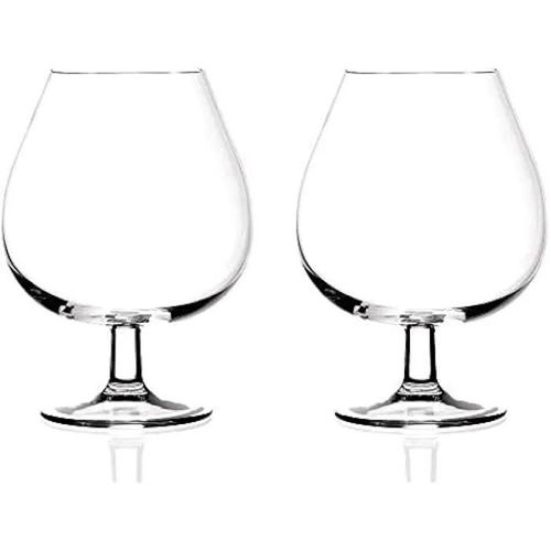 Verre À Pied - Masterpro - Set 2 Copas Coctel 35 Cl - Cristal - Brandy - Compatible Lave-Vaisselle