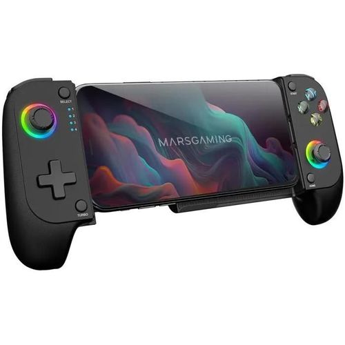 Manette De Jeu - Marsgaming - Mgpx - Bluetooth 5.0 - Rgb Neon - Double Vibration
