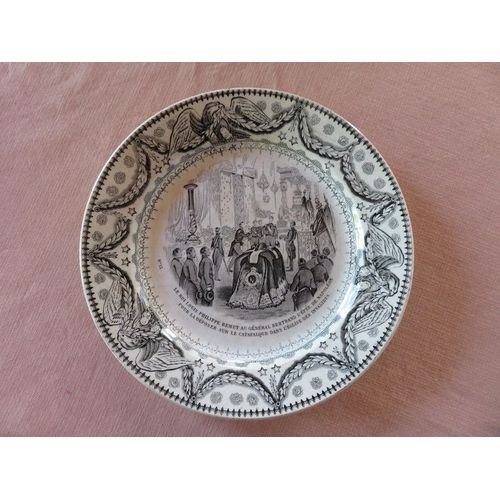 Assiette Creil Et Montereau - Vintage