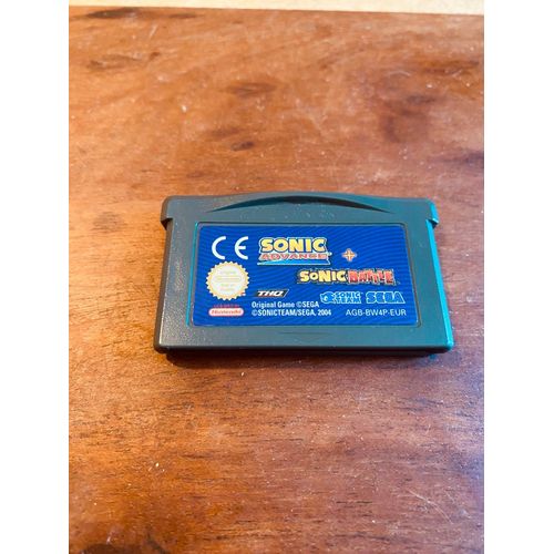Sonic Advance + Sonic Battle - Jeu Nintendo Gameboy Advance - En Loose 