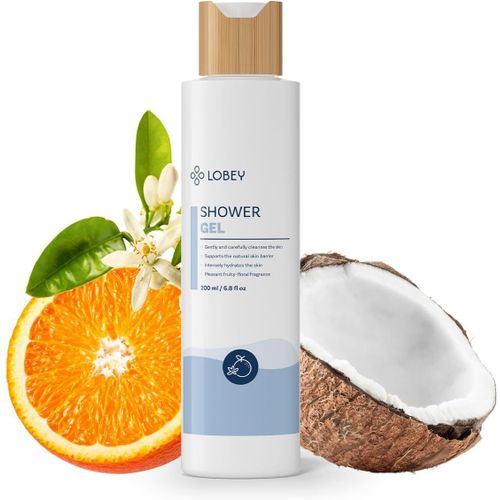 Kathlelxh-Gel Douche Pour Homme Et Femme Pour Peaux Sensibles - Nettoyage Doux - Gel Douche Hy Atant À L'huile De Coco - Vegan & Sans Sulfate - Soin Du Corps Naturel (200 Ml)[H920] 