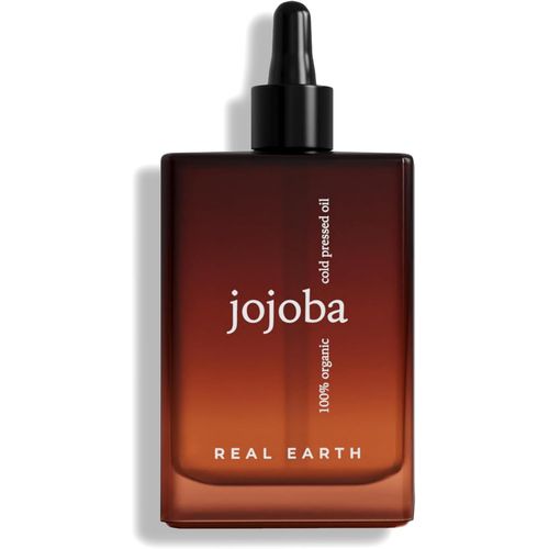 Kathlelxh-Huile De Jojoba Bio 100ml ¿ 100% Pure, Naturelle Et Pressée À Froid ¿ Soin Vi , Corps, Cheveux, Ongles ¿ Anti-Acné, Anti-Rides & Vergetures ¿ Végan ¿ Real Earth[H408] 