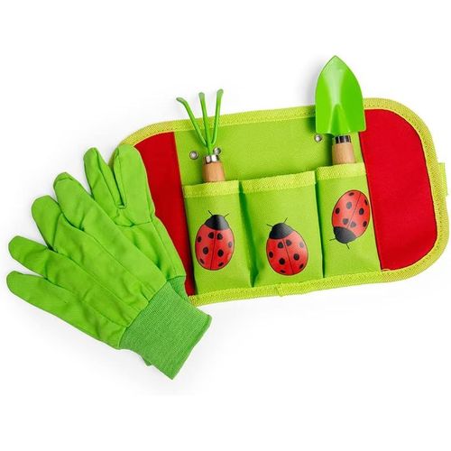 Ceinture Enfant d'Outils de Jardin|Jouet Enfant|Jouet de Jardin|Outils de Jardin|Gants de Jardinage|Pelle|Fourche à Bêcher