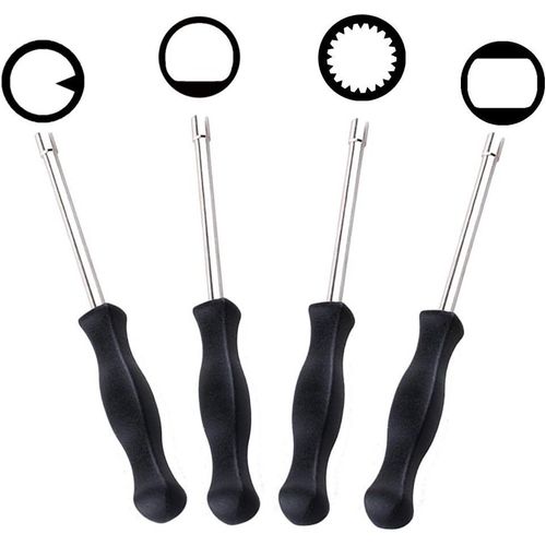 Pack de 4 outils de réglage de carburateur moteur 2 temps Remplacement pour Husqvarna Craftsman Weedeater Splined PacMan Single D Double D 530035560 308535003