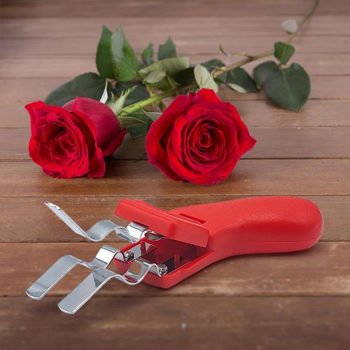 Épinarose professionnelle pour fleuristes ¿ Épines de roses et de fleurs coupées avec lames ondulées en métal,poignée ergonomique et protection tige ¿ outil parfait pour les fleurs et le jardinage