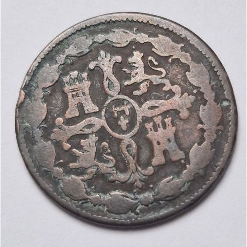 Pièce De Monnaie 8 Maravedis Ferdinand Vii Espagne