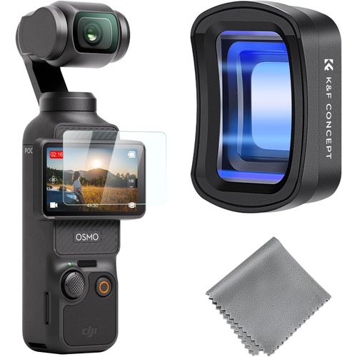 Filtre 1.2x Anamorphique Magnétique Effet Speciaux Compatible Avec Dji Osmo Pocket 3 Hd Étanche Anti Des Rayures Léger Nano-Revêtements Mince-Marque Générale