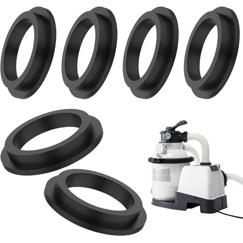 Rondelles en Caoutchouc pour Pompe à Sable,6 Pièces Joints Toriques pour Piscine,Joints Toriques de Rechange pour Piscine,pour Intex 26323CA,26323EH,26331CA,26331EH,26337EH