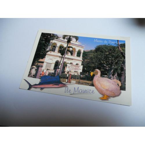 Ile Maurice Musee De Port Louis Carte Couleur De 1997 Dodo Oiseau Eteint Unique Au Monde Tbe