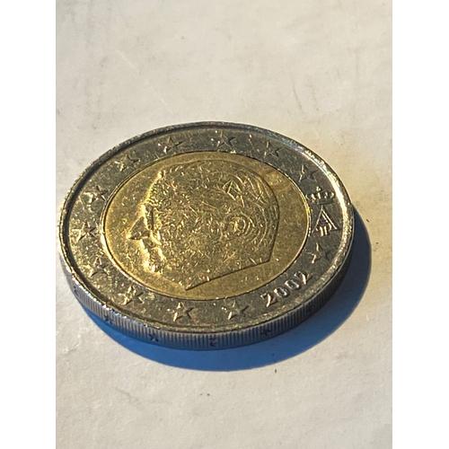 Pièce 2 Euros Belgique 2002, Fautée, Tr Etat