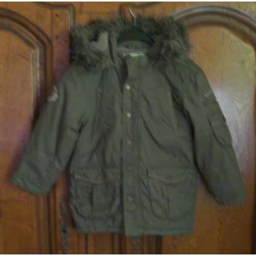 Manteau Kaki Verbaudet - Taille 6 Ans