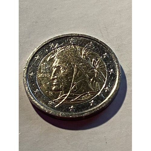 Pièce 2 Euros Italie, 2013, Tb Etat