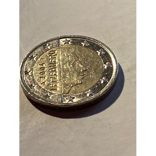 Pièce 2 Euros Luxembourg, 2004, Fautée, Tb Etat