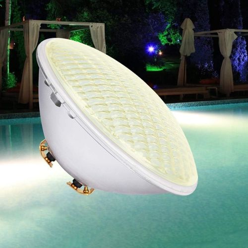 Éclairage De Piscine Led,Lumière Sous-Marine Blanc Chaud 54w Éclairage Étang Étanche Ip68,Projecteur De Piscine Éxtérieure Ac/Dc 12v Sous L'eau Pour Éclairage De Jardin De Piscine Aquarium