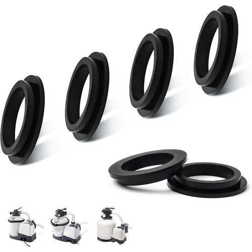 HPiano 6 Pièces Joints Toriques en Forme de L pour Pompe de Piscine,Joints toriques de Rechange pour Piscine Intex pour Pompe à Filtre à Sable pour Intex 26323CA,26323EH,26331CA,26331EH,26337EH