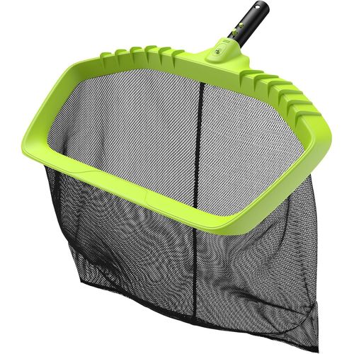 Épuisettes de Surface,Filet de Fond Piscine Professional avec Grand Capacité,Ramassage des Feuilles de Surface sans Perche Épuisette Profonde pour Piscine,Étang,Spas,Parc Aquatique -Vert