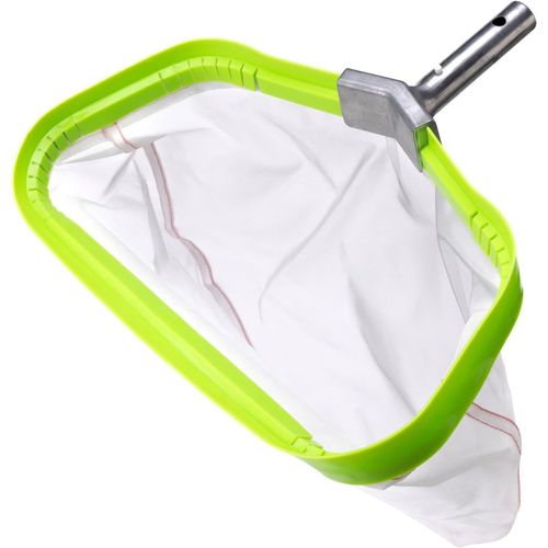 Épuisette ultra fine pour piscine-Avec cadre en aluminium-Panier en nylon indéchirable-Pour retirer les feuilles de piscine,les insectes,la boue,le ramassage de piscine
