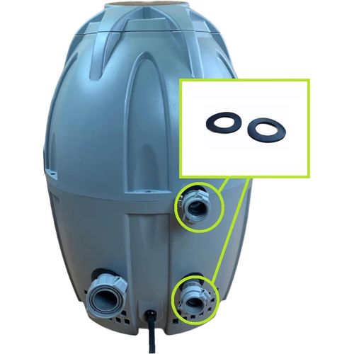 Pièces de rechange com Premium Spa : compatibles avec Bestway Lay Z Spa SaluSpa AirJet-Pompes de chauffage,joints et joints en forme d'?uf-Garantit une haute performance (joints B et C)