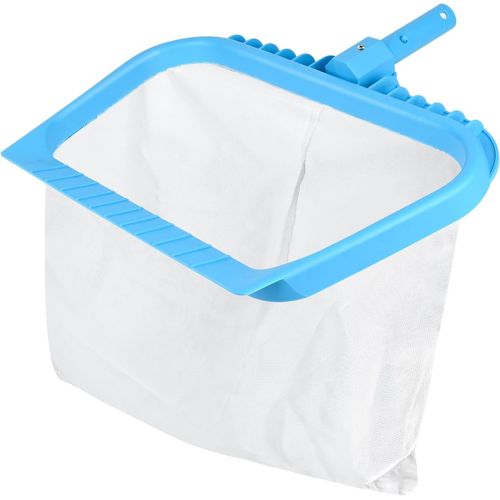 Épuisettes de Piscine,Épuisette de Fond Piscine,38CM de Profondeur Épuisette de Surface Piscine,Filet de Piscine Maille Fine avec Cadre en Plastique Renforcé,pour Piscines Fontaine (Bulles)