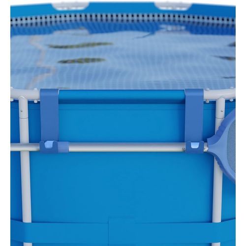 Support d'épuisette,Bleu|2 Supports|Support pour épuisette de Piscine|Rangement pour Accessoires de Piscine|en Plastique recyclé