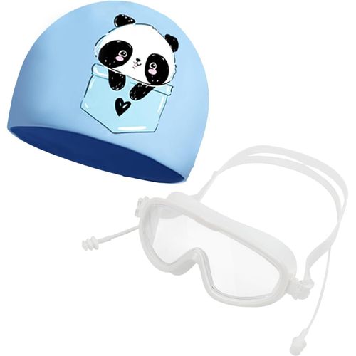 2pcs Lunettes De Natation Anti-Buée Et Bonnet De Bain Pour Enfants Lunettes De Bain Protection Étanches Avec Bouchons D'oreille Lunette De Plongée Anti-Uv Pour Garçon Fille 3-16 Ans.[A248]