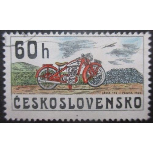 Tchecoslovaquie N°2119 Moto Oblitéré