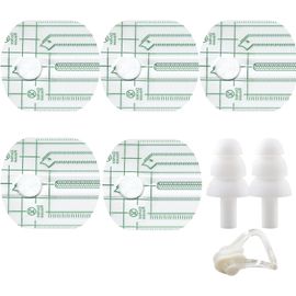100 Pièces Autocollants Oreilles étanches, Autocollants d'oreille de Bébé,Protège-Oreilles pour Bain,Protections Pour Ies Oreilles de Bébé,la douche,le surf,la Snorkeling et d'autres