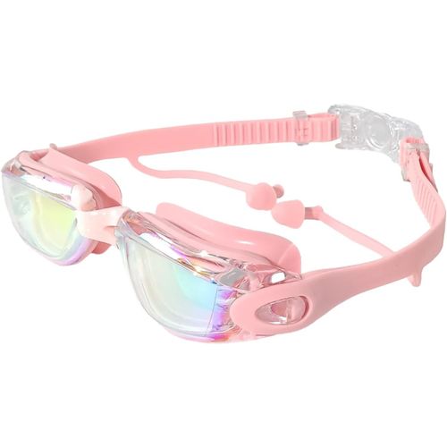 Lunettes De Natation,Lunettes De Plongée Antibuée,Protection Uv,Aucune,Fuite Lunettes De Piscine Sangle En Silicone Réglable Pour Adultes,Hommes,Femme Avec Boite De Rangement,Noir.[A152]